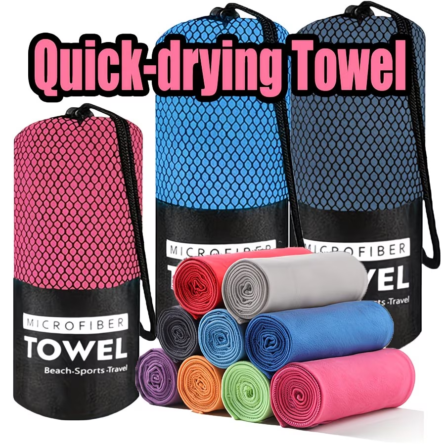 1-pc Microfiber Travel Towel,  - Herbal Yoga 评论和价格