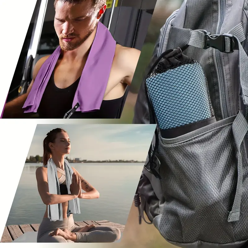 1-pc Microfiber Travel Towel,  - Herbal Yoga 评论和价格