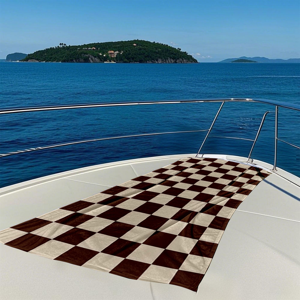 Brown and Beige Checkerboard Q - Herbal Yoga 评论和价格