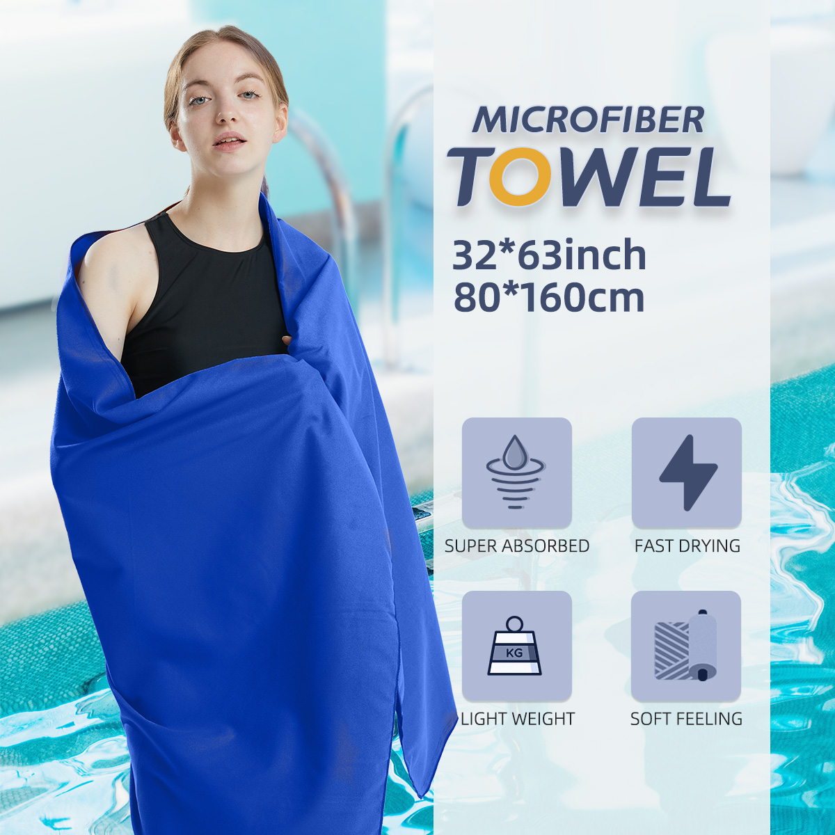 Microfiber Towel Quick Dry Tow - Herbal Yoga 评论和价格