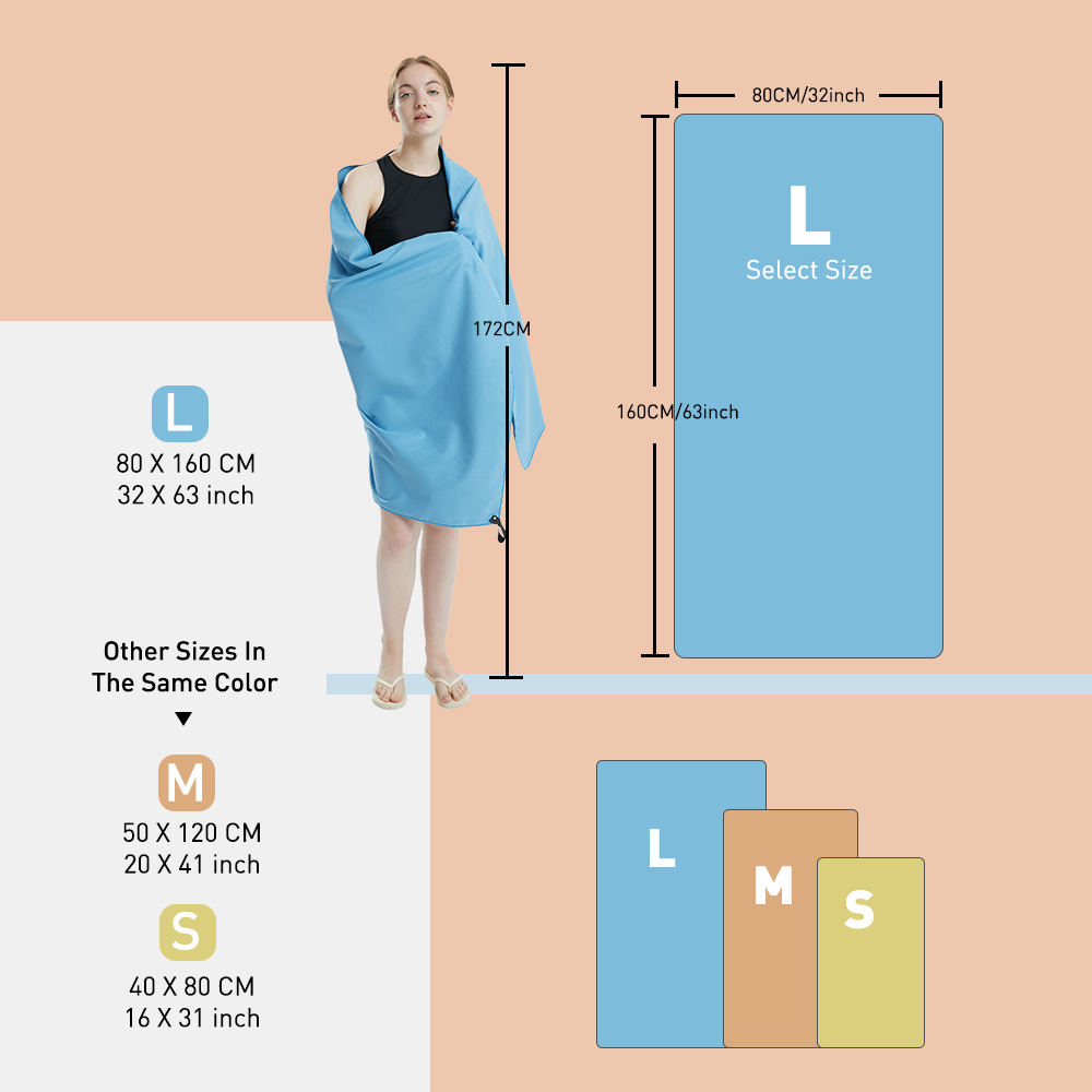 Microfiber Towel Quick Dry Tow - Herbal Yoga 评论和价格