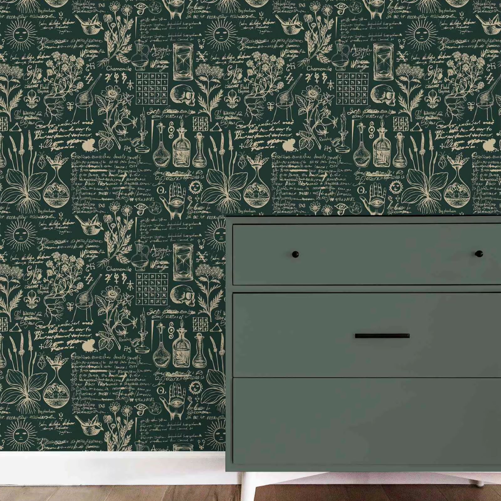 Green Medicine And Herbal Wall - Herbal Wallpaper 评论和价格