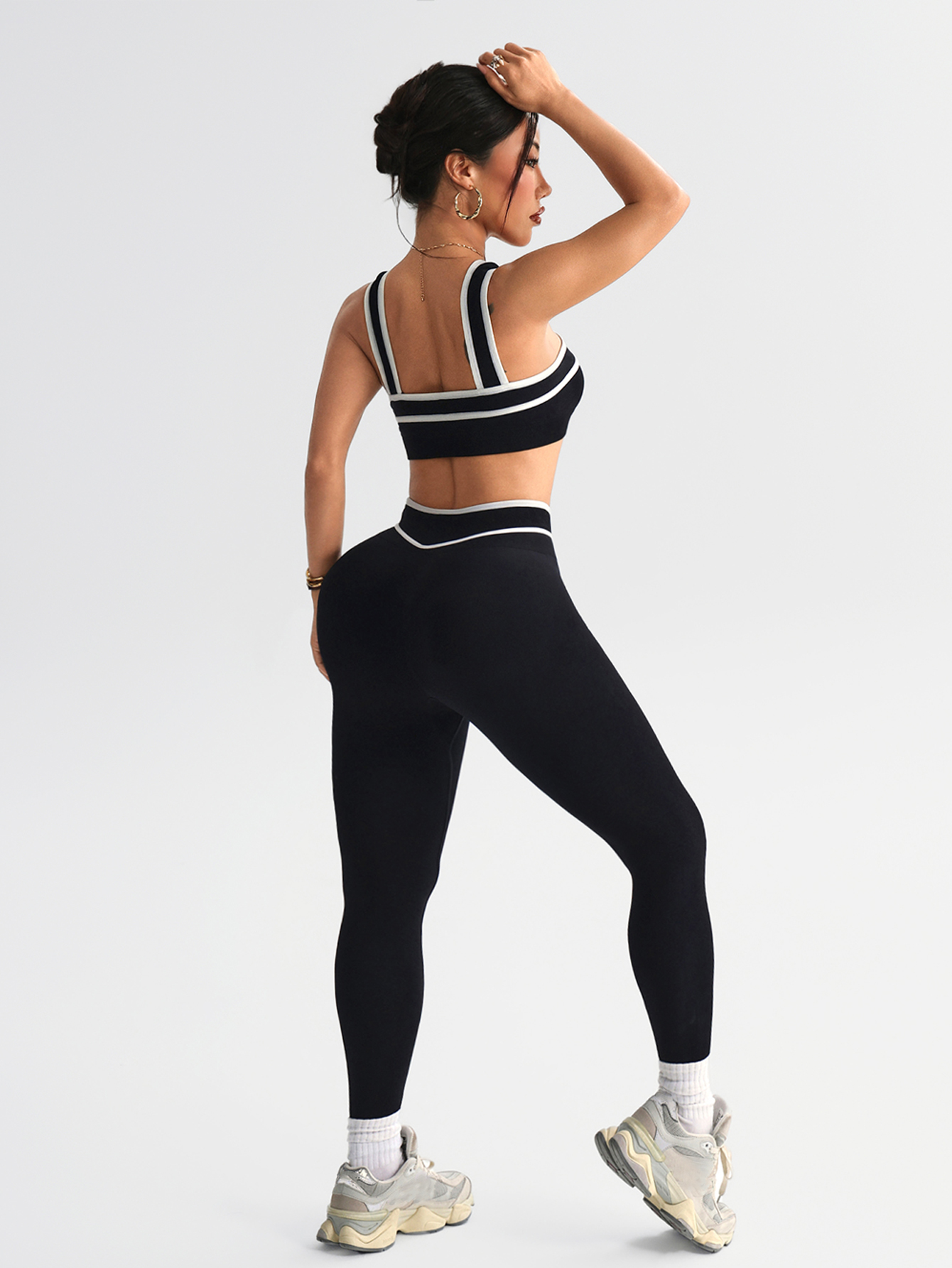 2 pcs Women Seamless Yoga Sets - Herbal Yoga 评论和价格