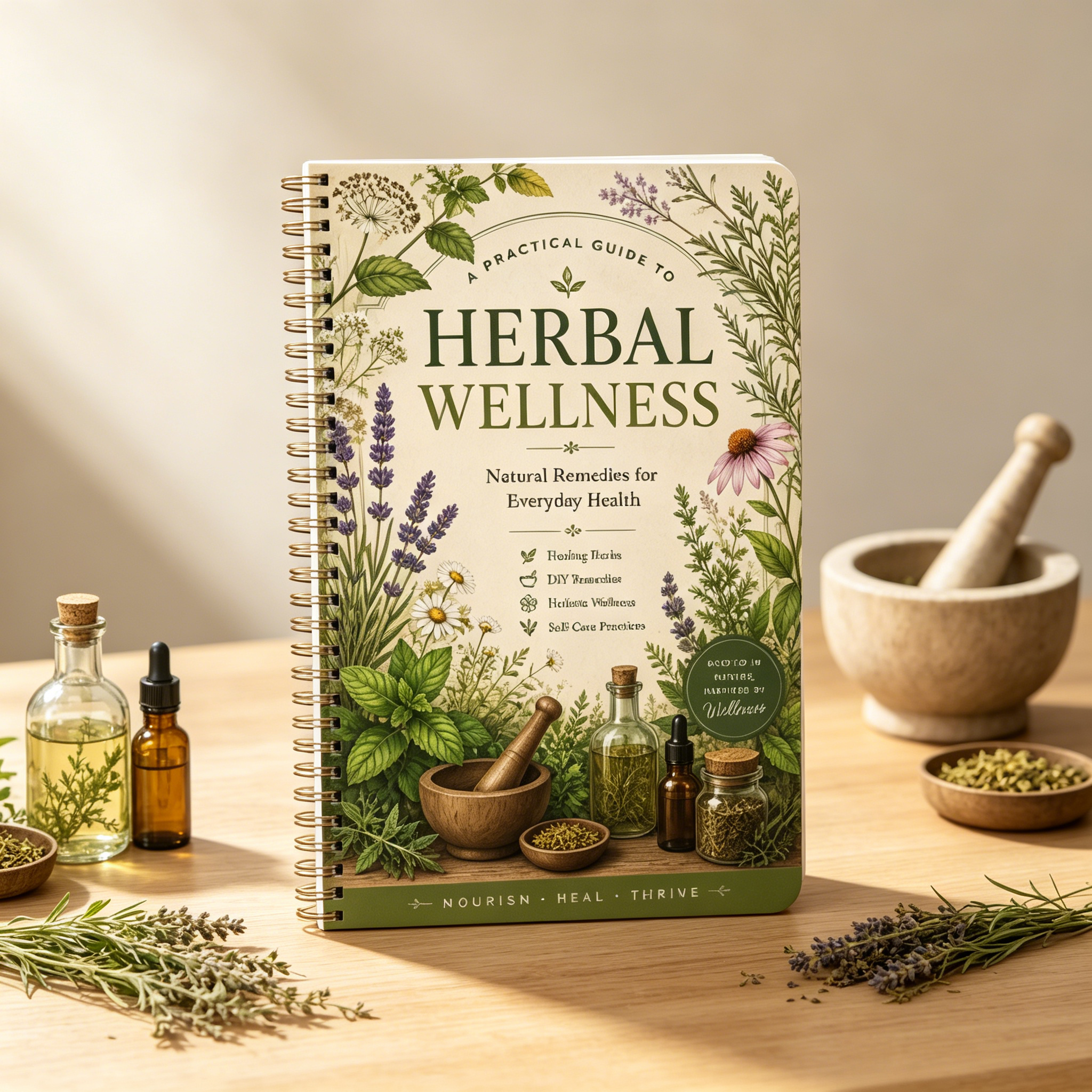 Herbal Remedies Journal A5 Spi - Herbal Wellness Healthcare 评论和价格