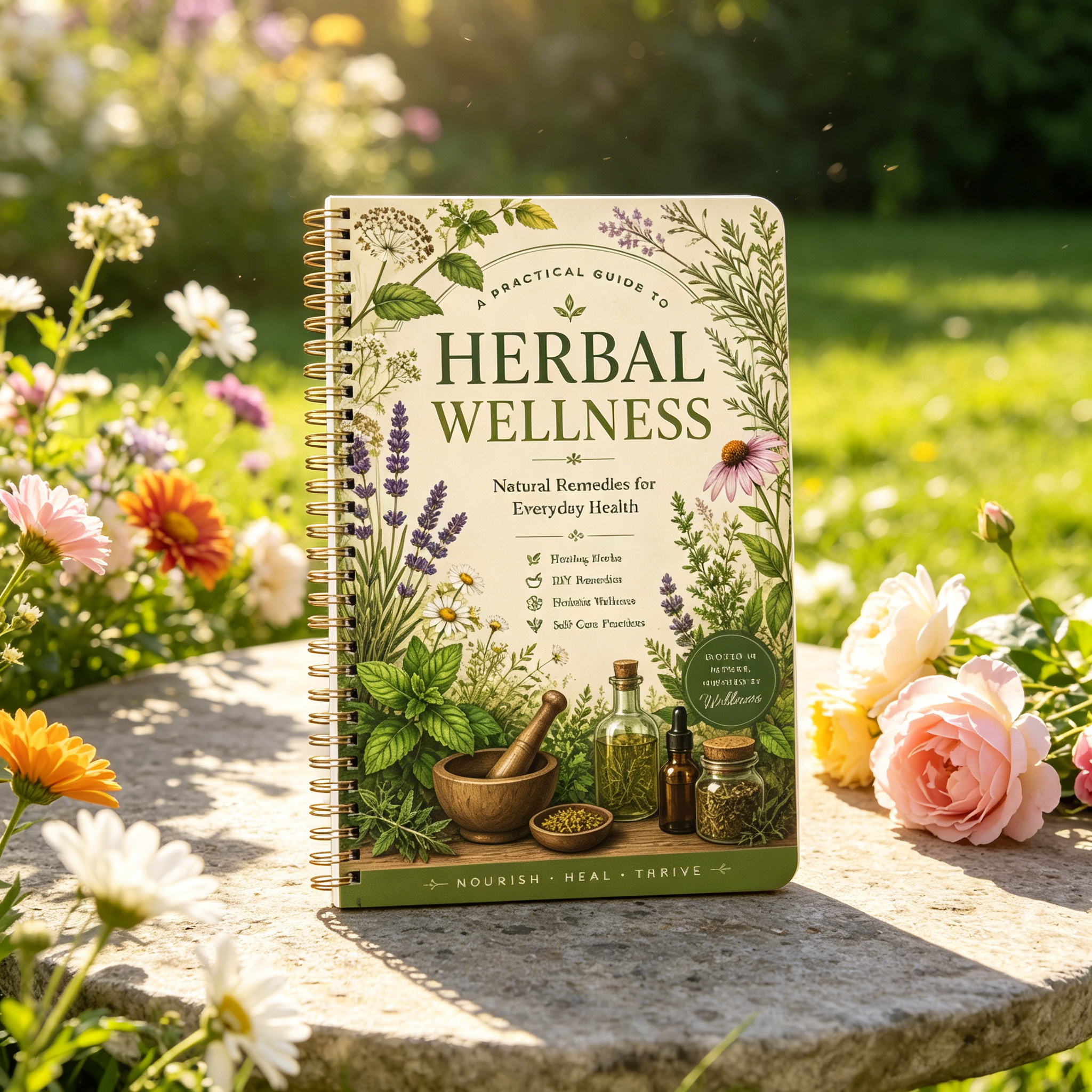 Herbal Remedies Journal A5 Spi - Herbal Wellness Healthcare 评论和价格